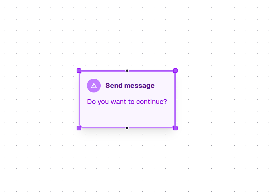 Approval Node Canvas View