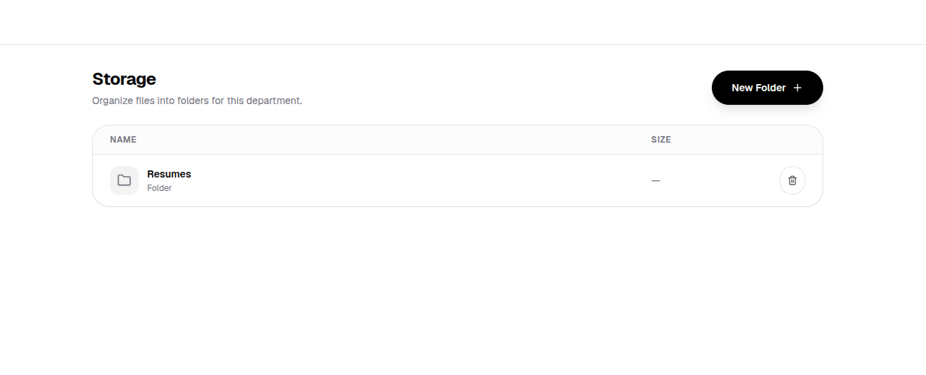 Storage Interface Overview